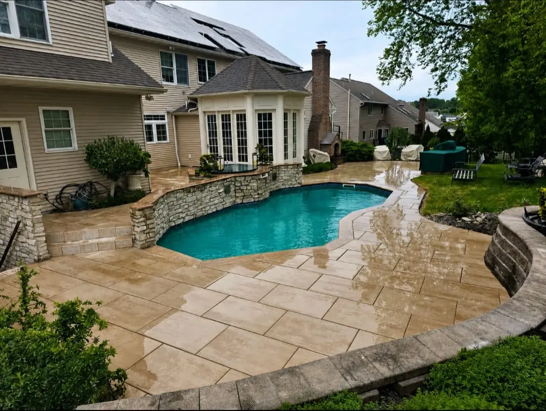 Luxury Pool Renovation and Professional Landscaping in Delaware